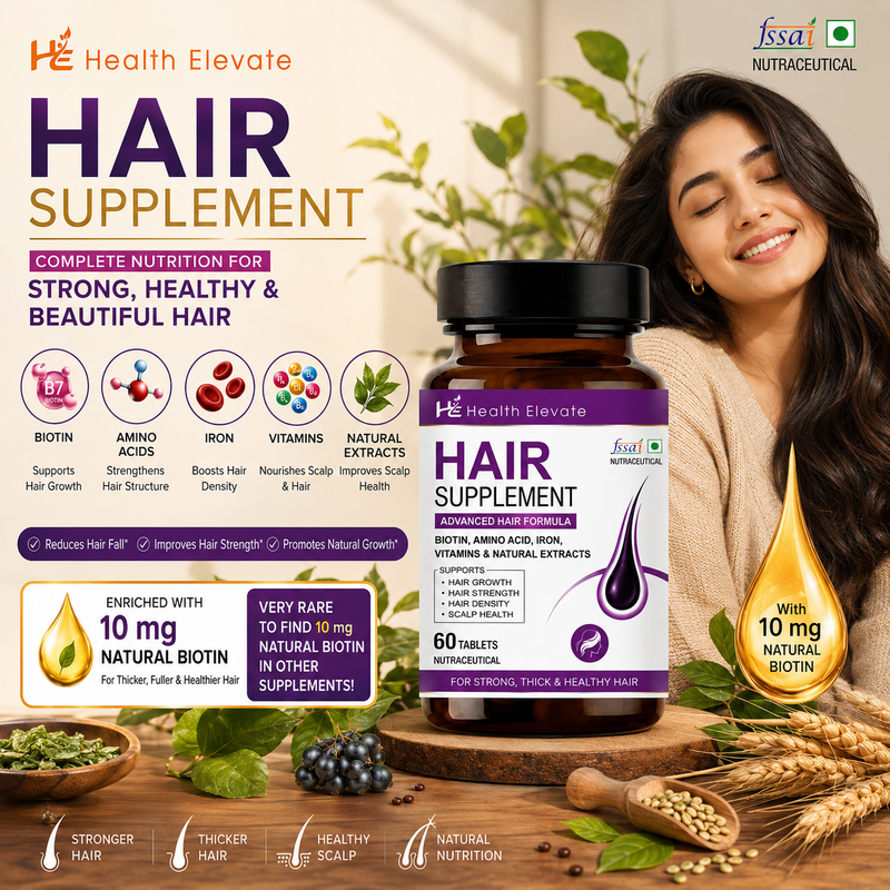 Hair Nourish+  – Advanced Formula for Strong, Thick & Healthy Hair