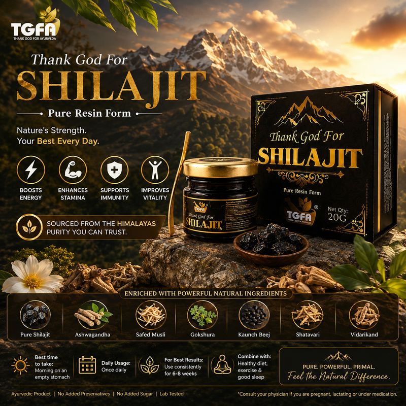 Thank God for Shilajit – 100% Pure & Natural Himalayan Formula