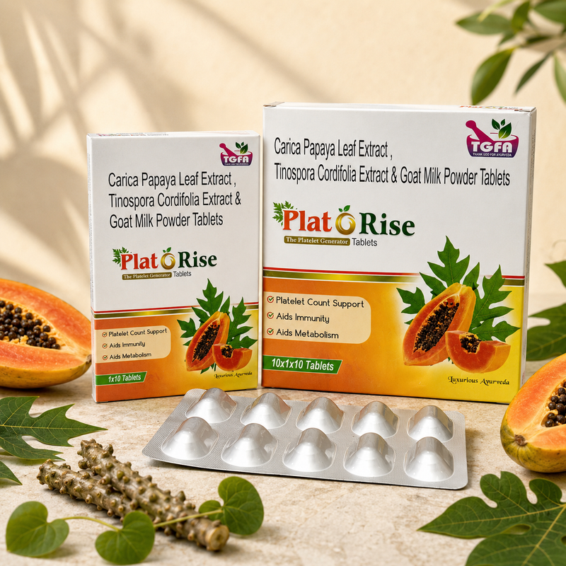 Plat O Rise Tablets | The Platelet Generator | 10×1×10