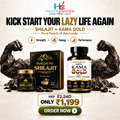 Shilajit + Kama Gold Combo | Ayurvedic Strength, Stamina & Vitality Pack for Men