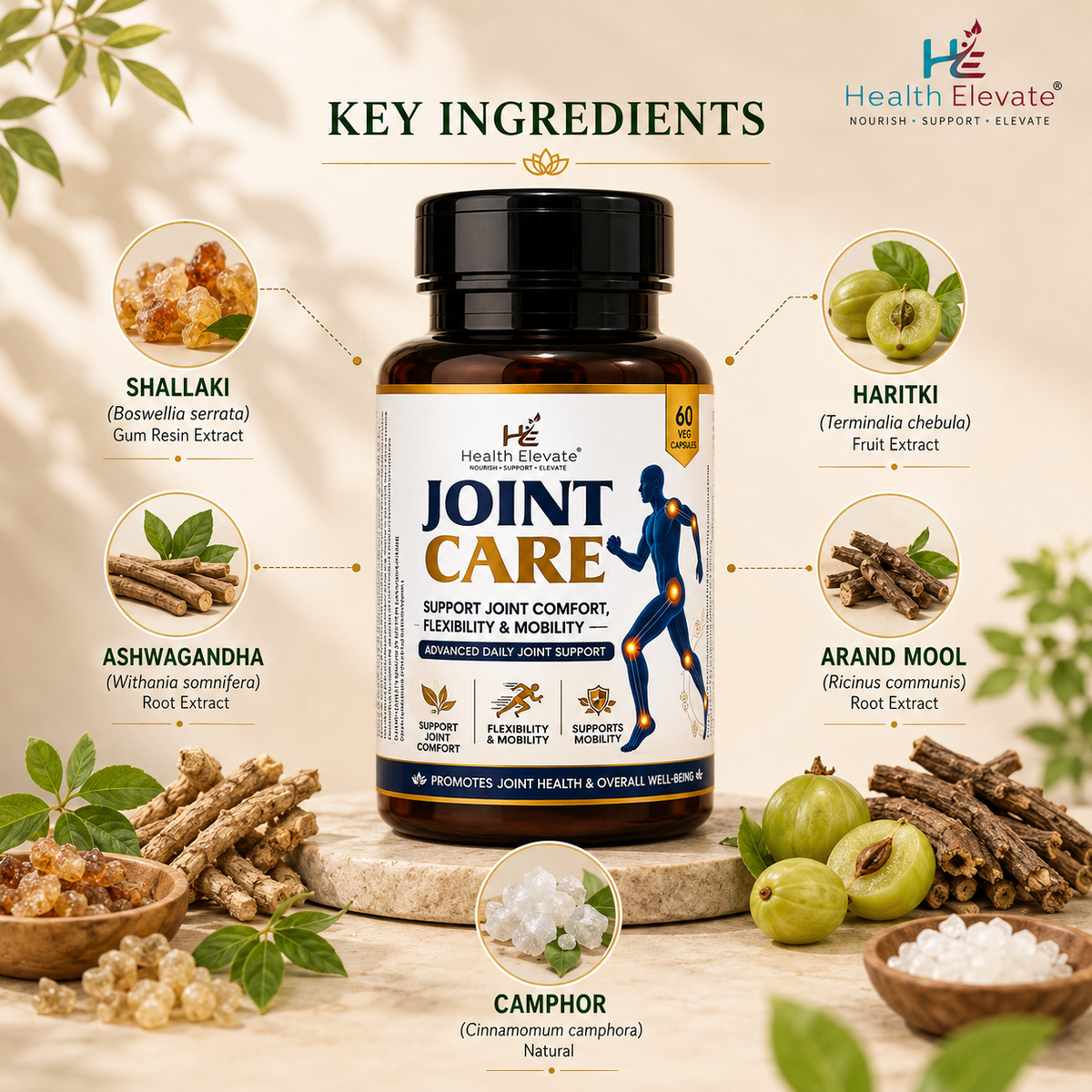 Joint Care – Ayurvedic Capsules for Joint Pain & Mobility Relief