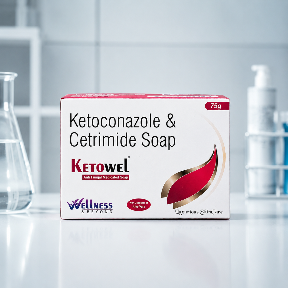 Ketowel CT — Ketoconazole & Cetrimide Antifungal Soap (75g)